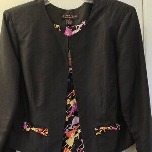 Beautiful Silk Slip Dress with Jacket with lots of frills, Size 14